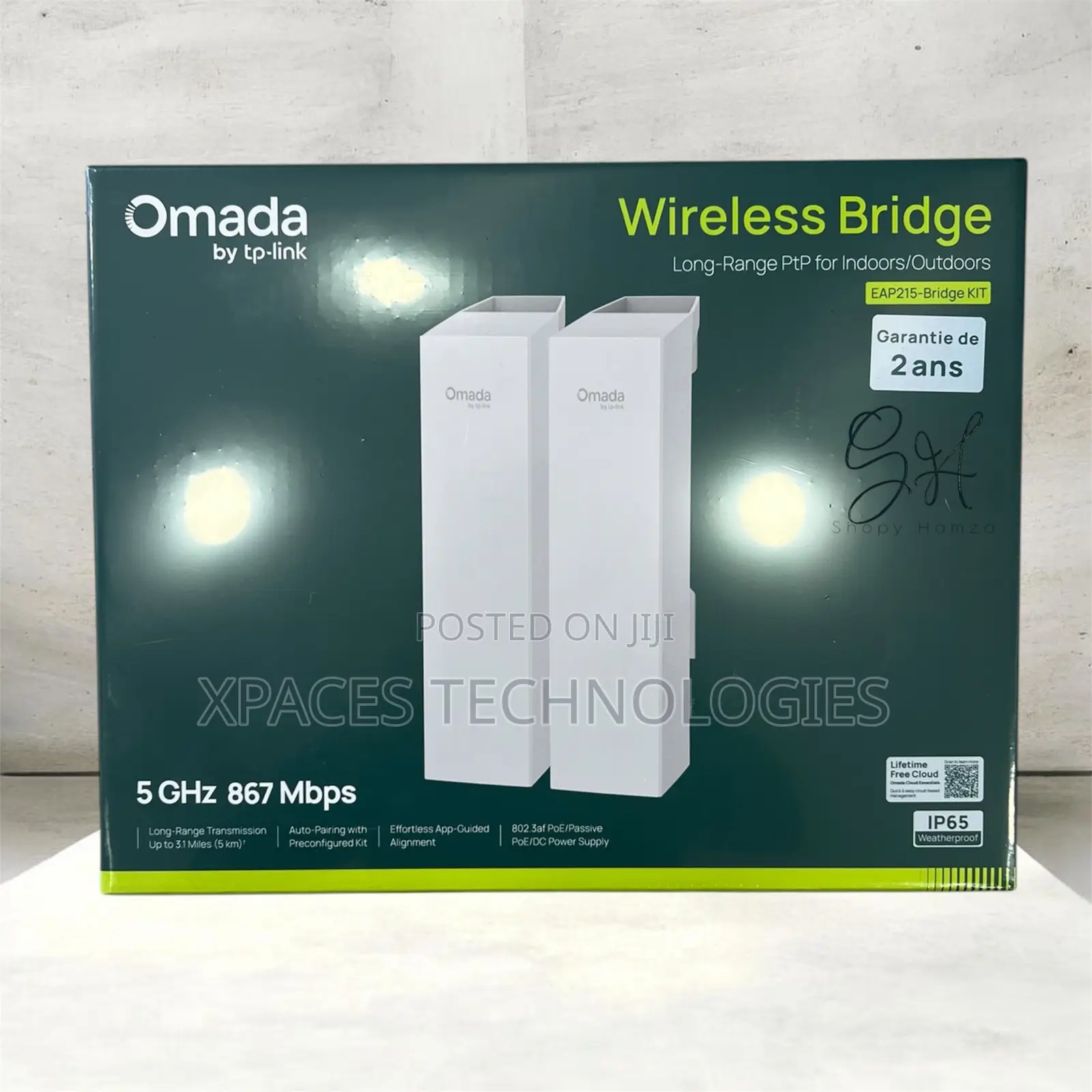TP-Link Omada EAP215 Point to Point Wireless Bridge Kit Outdoor