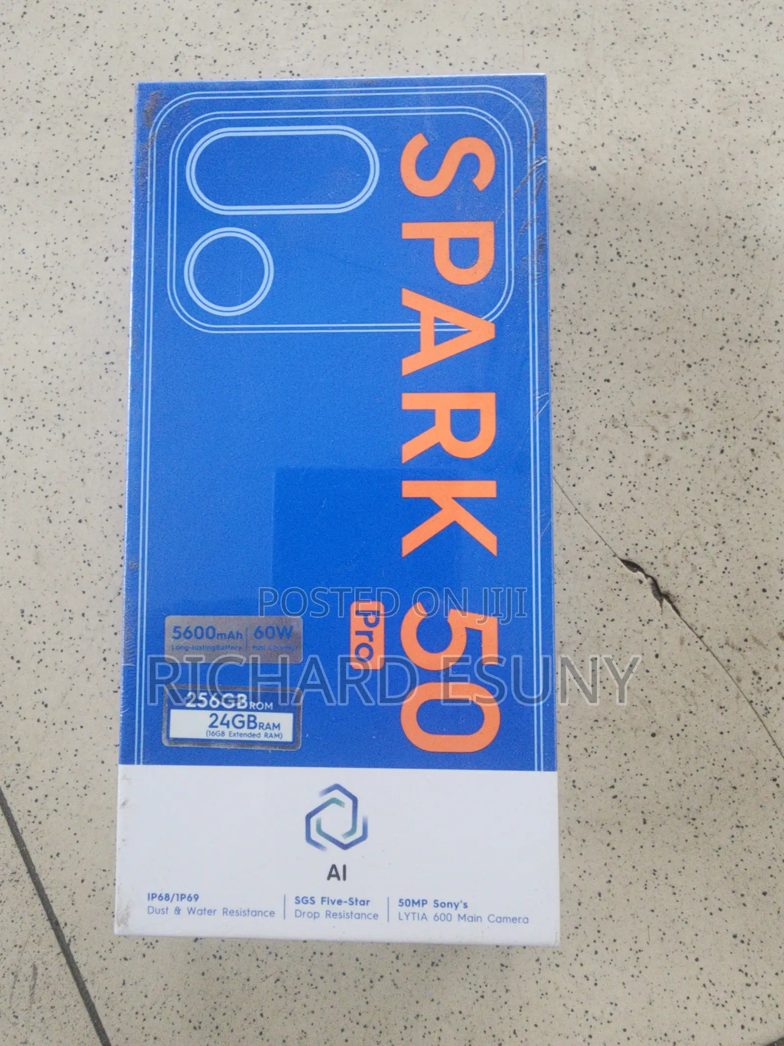 New Tecno Spark 50 Pro 256 GB Black