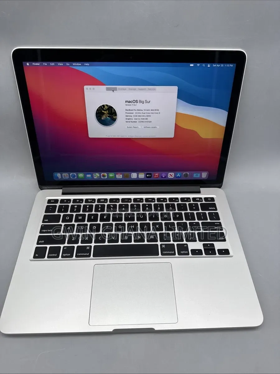 Laptop Apple MacBook Pro 2014 8GB Intel Core i5 SSD 128GB