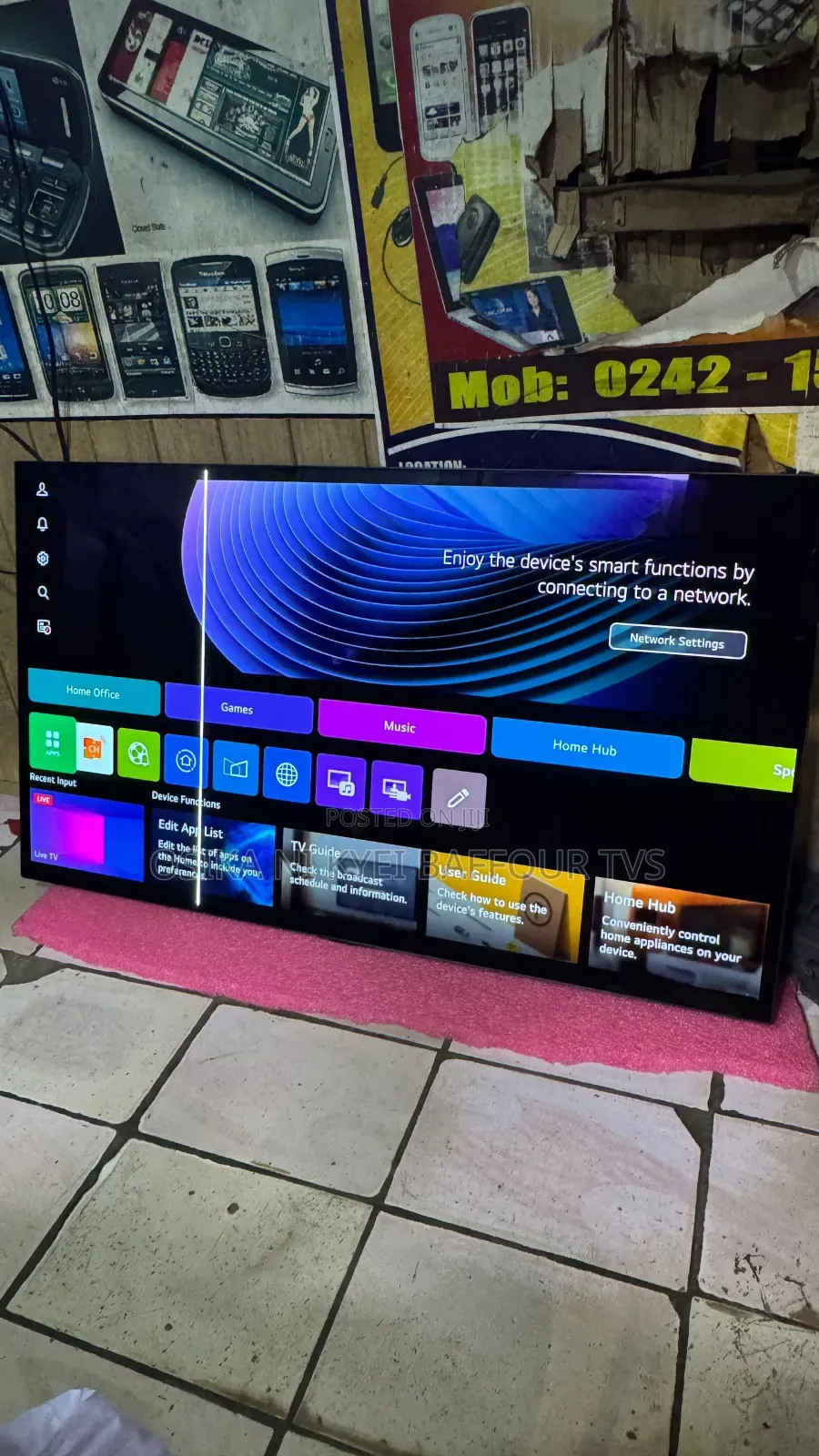LG Oled C4 48 Inches TV There a Small Line Inside