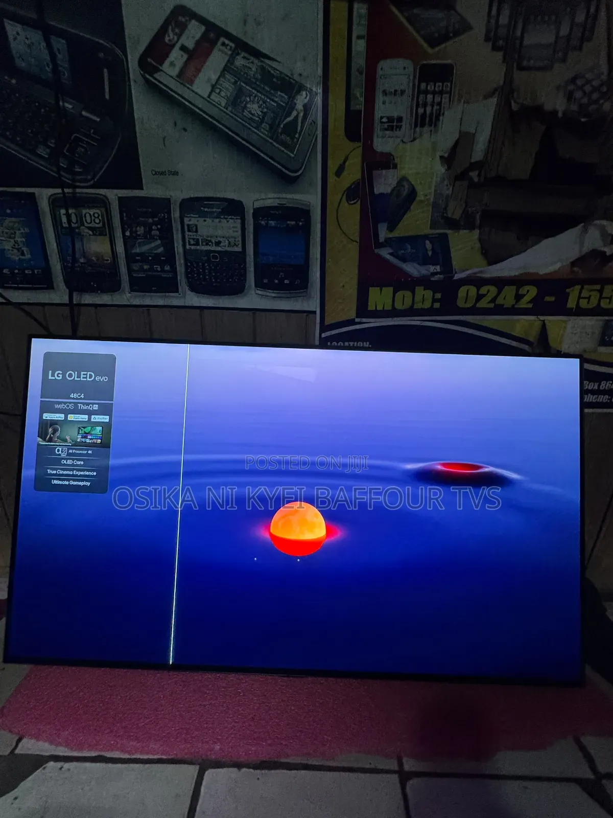 LG Oled C4 48 Inches TV There a Small Line Inside