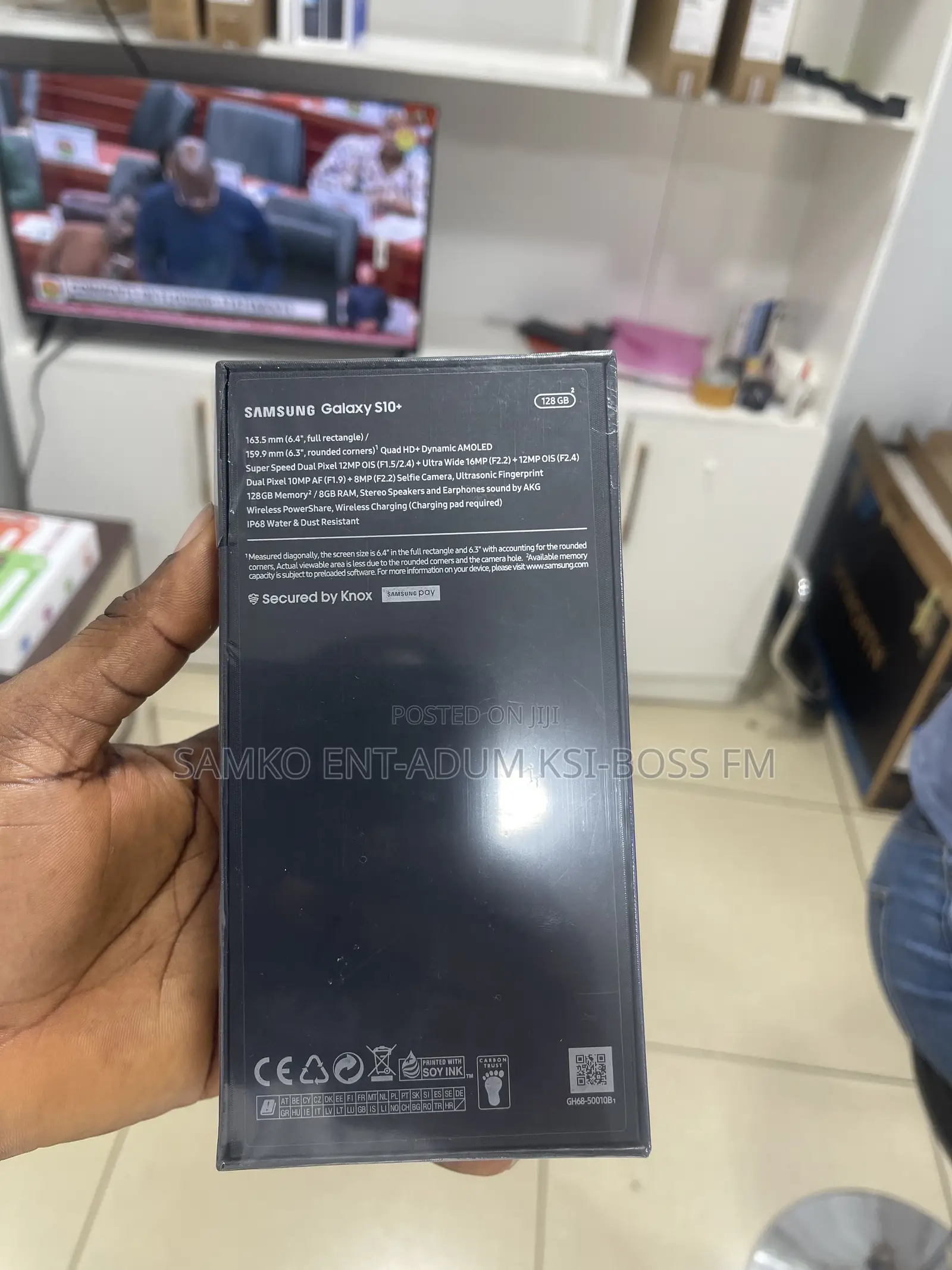 New Samsung Galaxy S10 Plus 128 GB Black