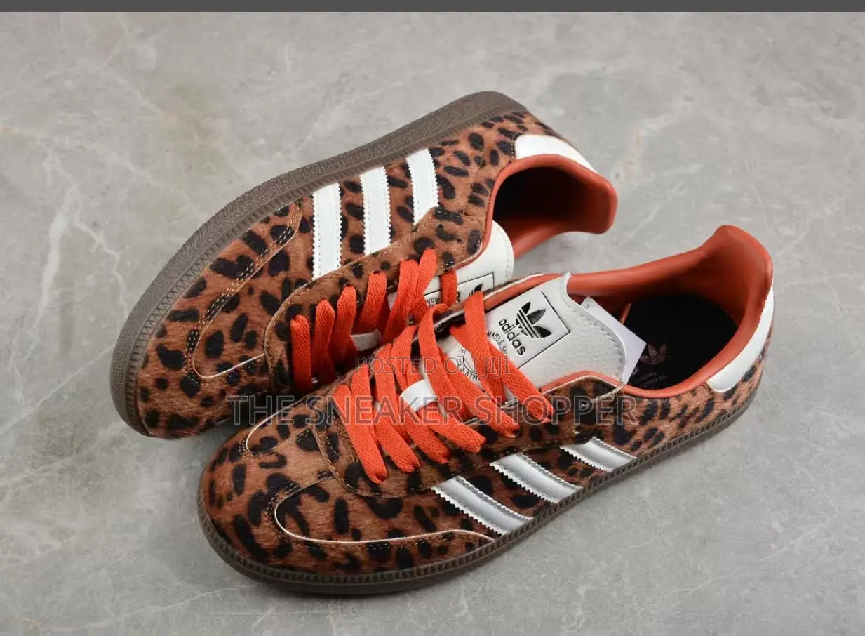 Adidas Samba OG Leopard Print Brown