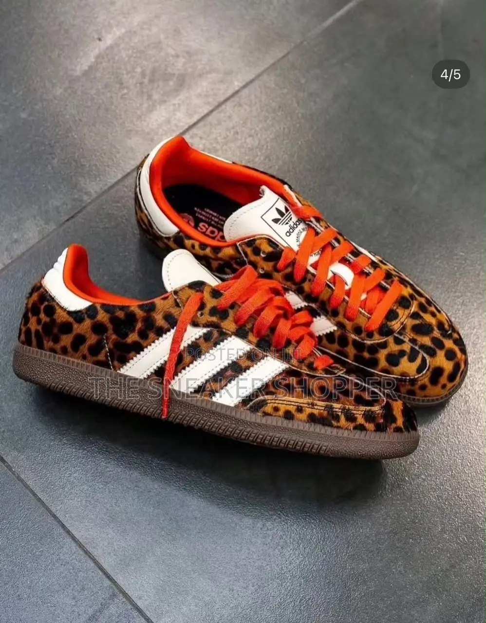 Adidas Samba OG Leopard Print Brown