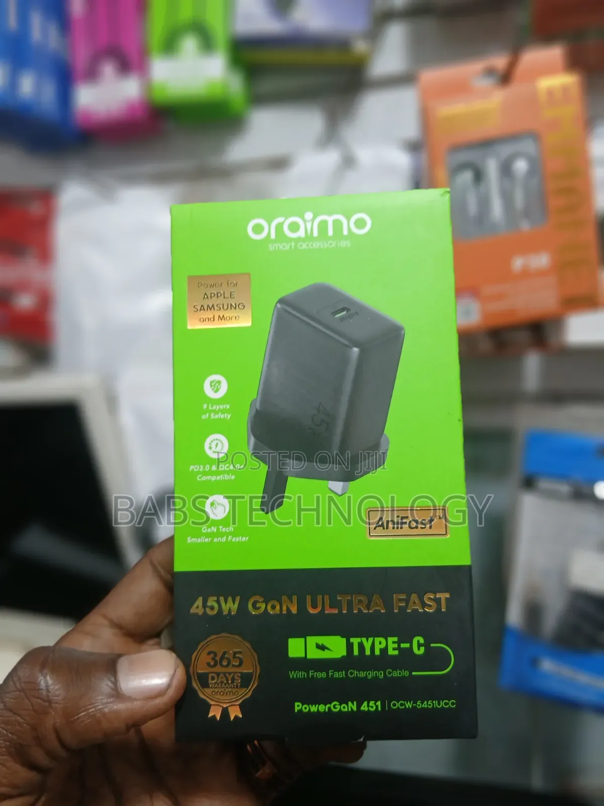 Oraimo 45W GaN Ultra Fast Charger