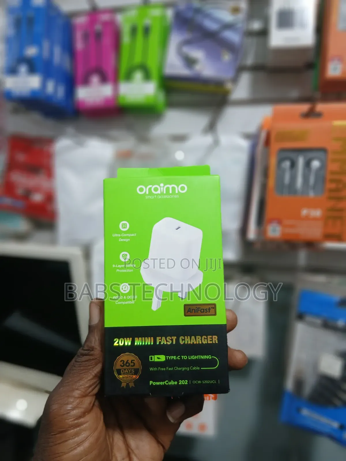 Oraimo 20W Mini Super Fast Charger