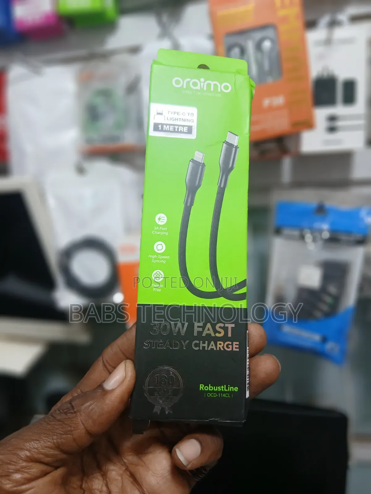 30W Oraimo iPhone Cable