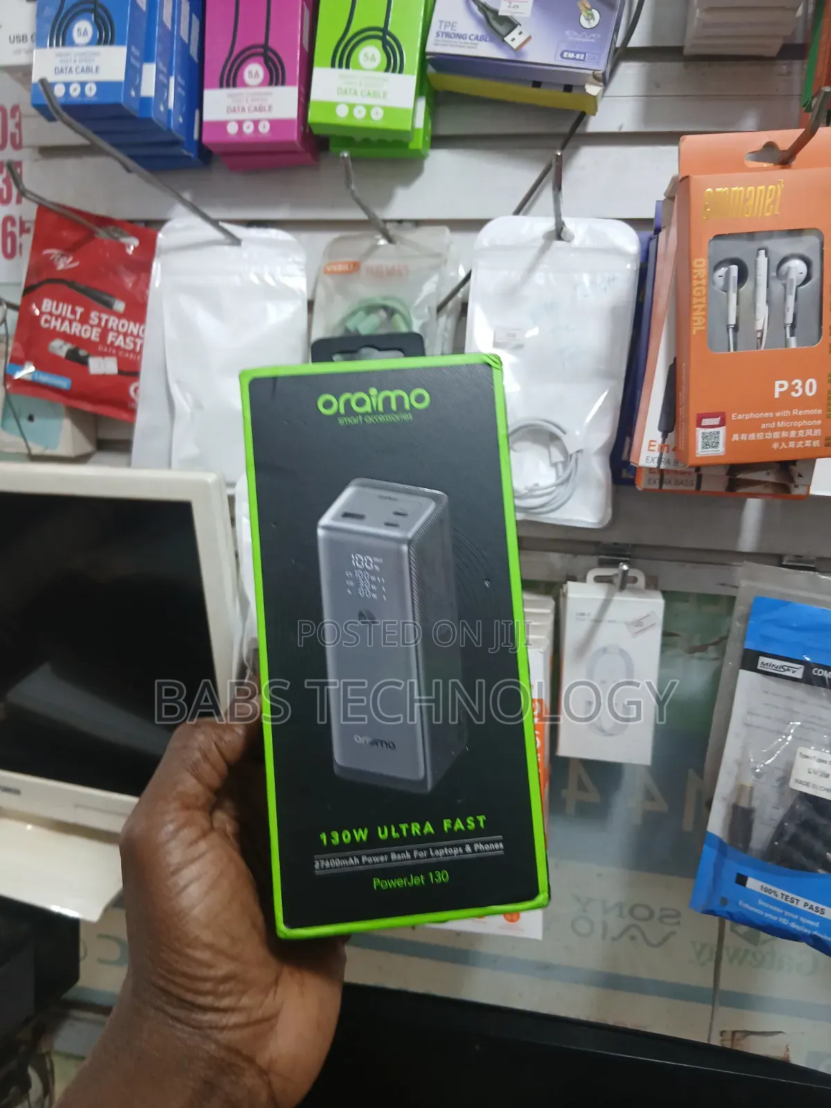 Oraimo PowerJet 130 — 27,600mAh | 130W Ultra-Fast