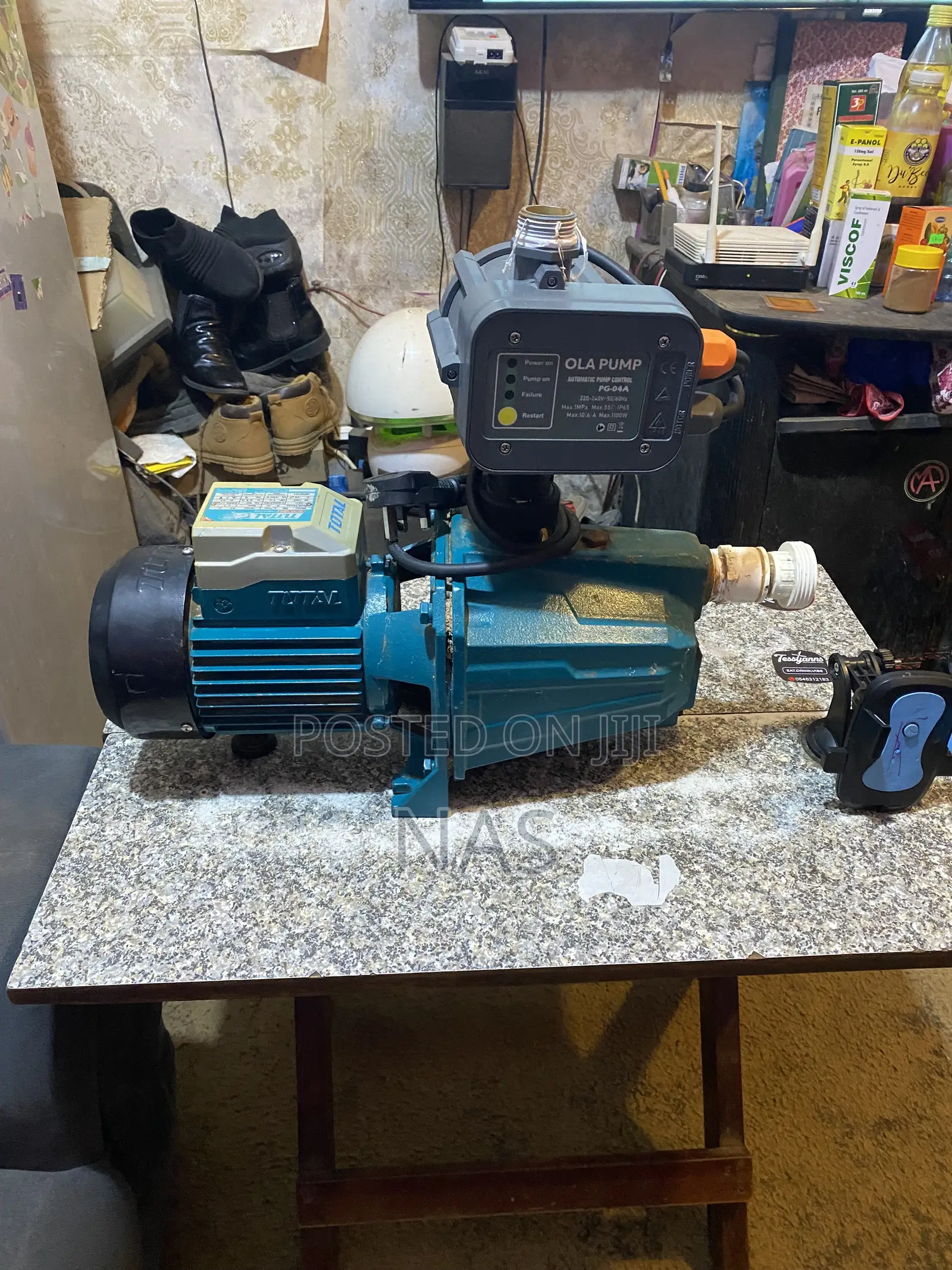 A Fairly Home Used 1.0 HP Total Cast Pump Complete