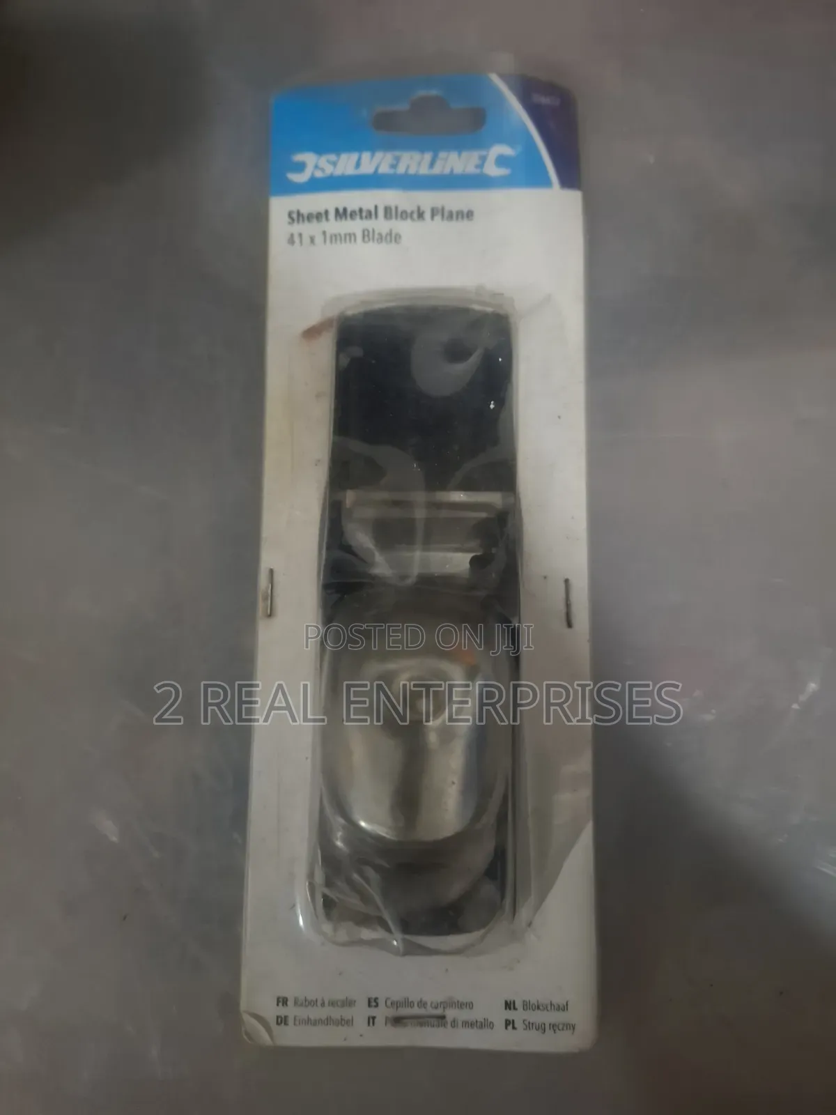 Silverline Sheet Metal Block Plane With 41 X 1mm Blade