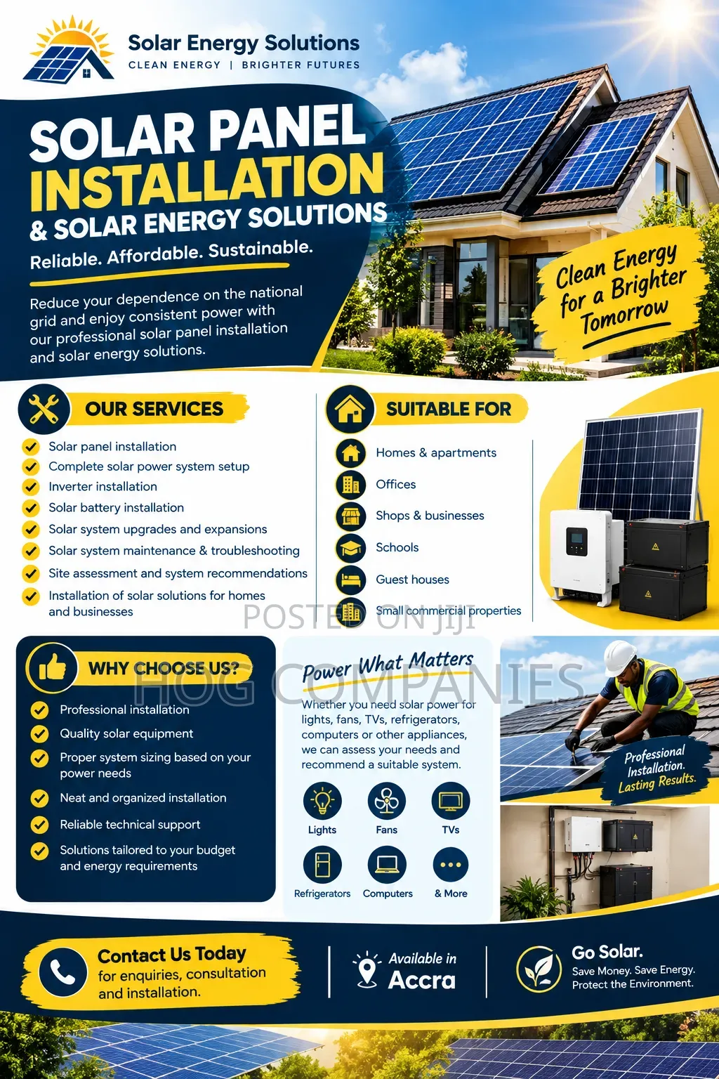 Solar Panel Installation —Residential Commercial |Fast Reliable|