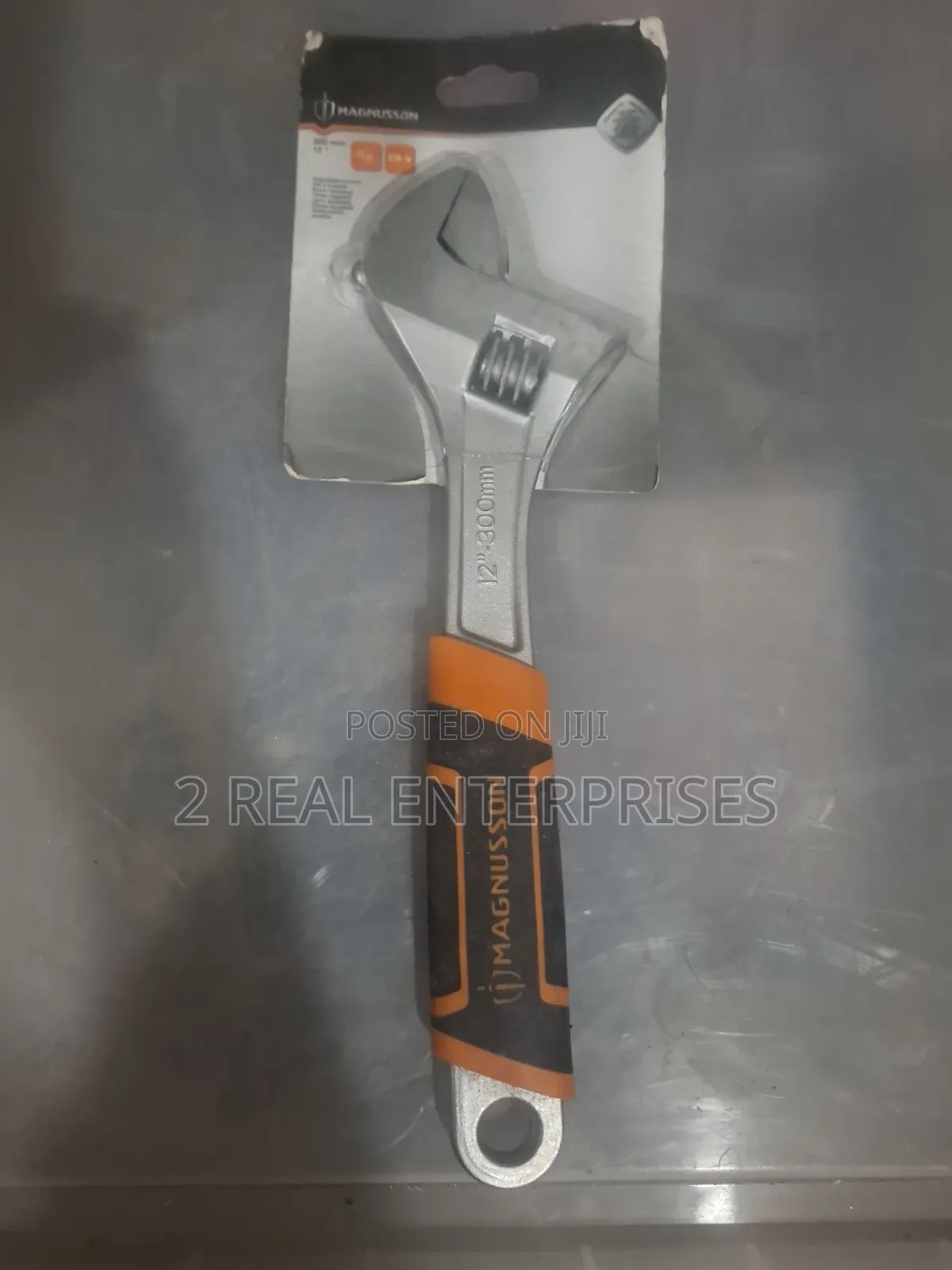 Magnusson 12" (300mm) Soft Grip Adjustable Wrench Spanner