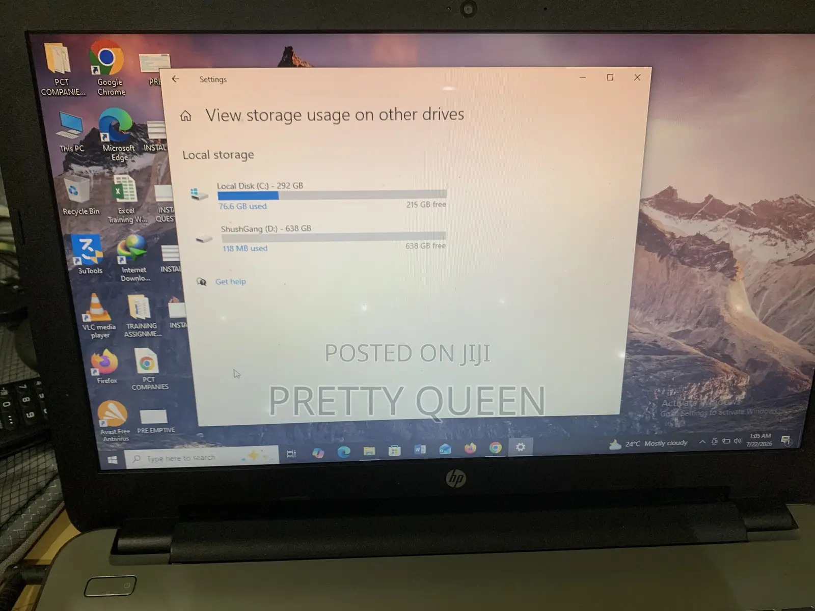 Laptop HP 15 8GB Intel Core i3 HDD 1T