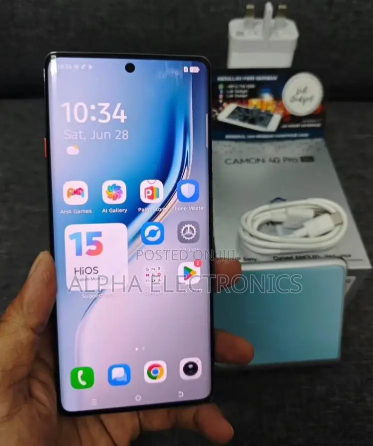 New Tecno Camon 40 256 GB Black