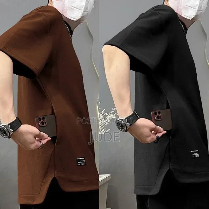 Man's 2PCS T-Shirts Set-Casual Round Neck