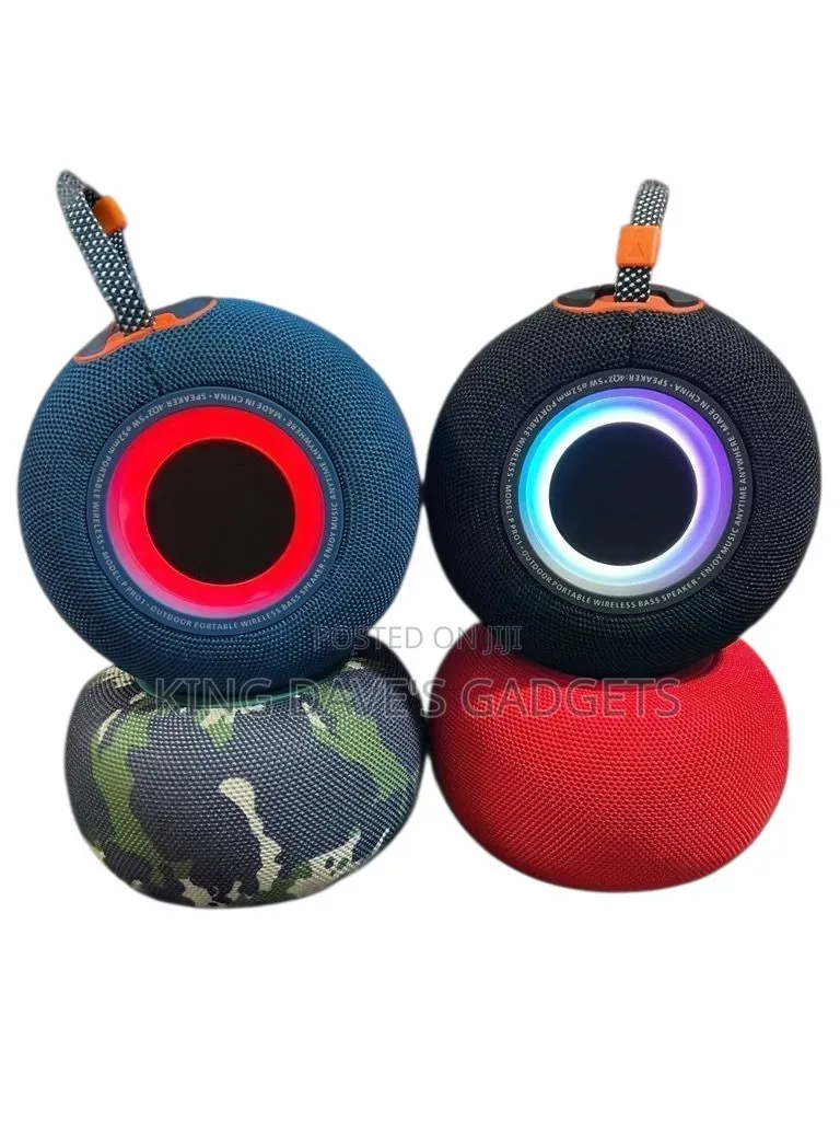 P PRO 1 Portable Wireless Speaker Extra Bass Speaker With RGB Lights