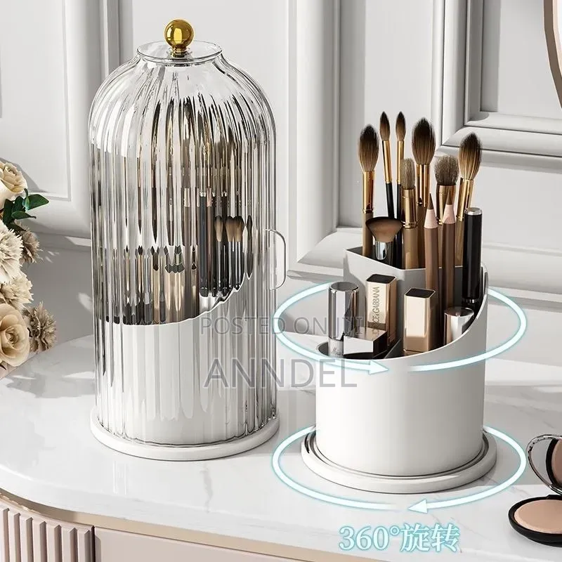 Toothbrush and Cosmetic Brush Organizer