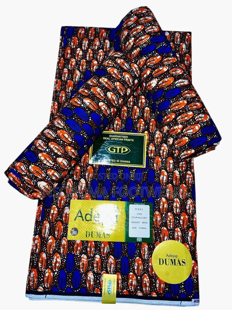 Adepa GTP Vlisco Holland 100% Cotton Fabric