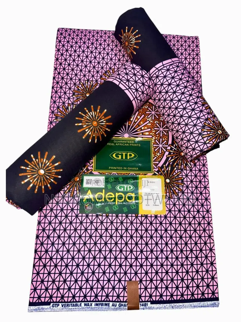 Adepa GTP Vlisco Holland 100% Cotton Fabric