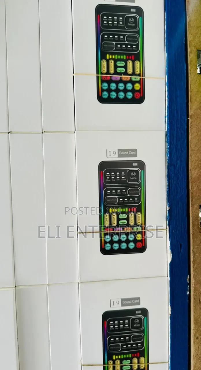 I9 Voice Changer Live Sound Card