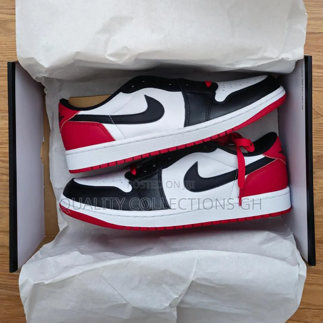 Nike Air Jordan 1 Low Black Toe