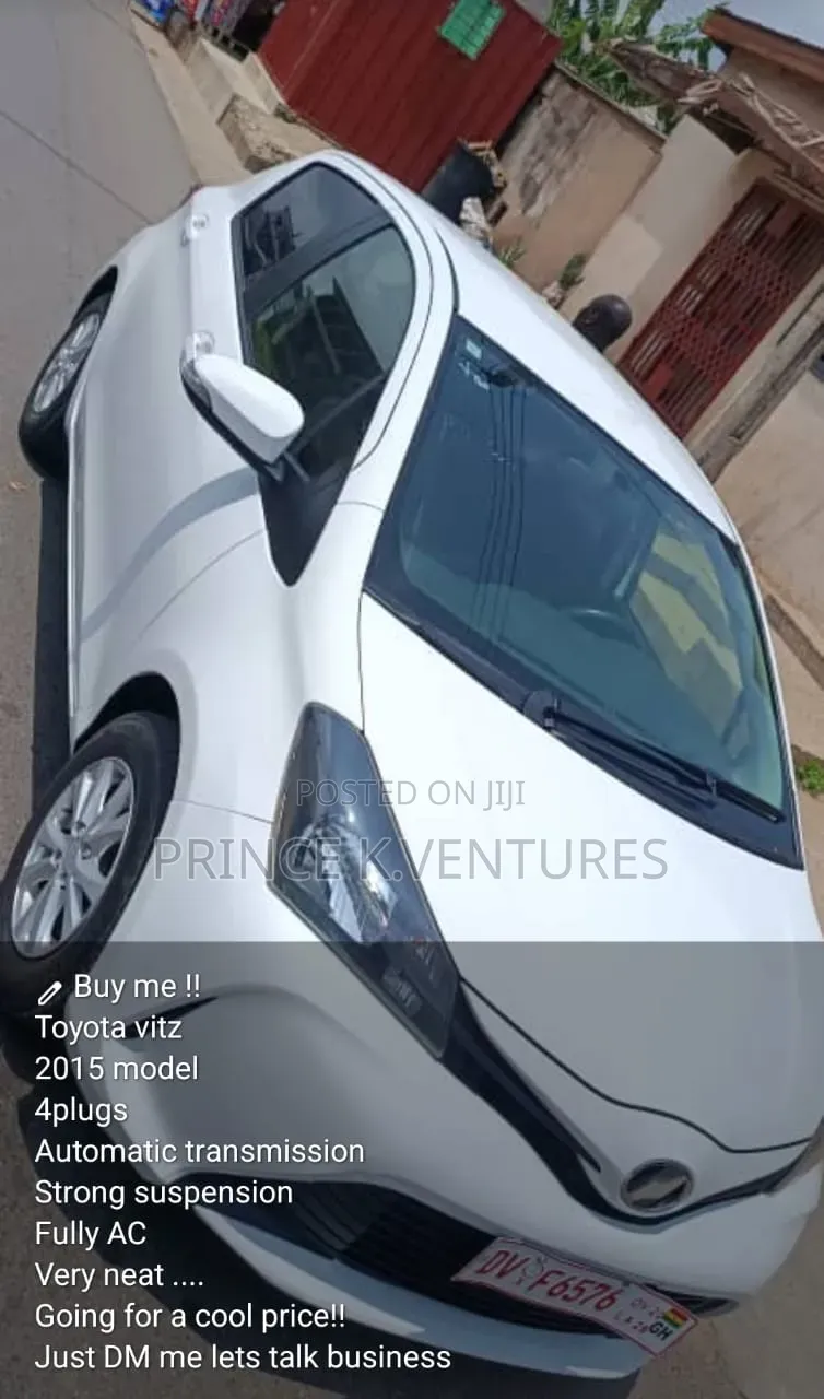 Toyota Vitz 2015 White