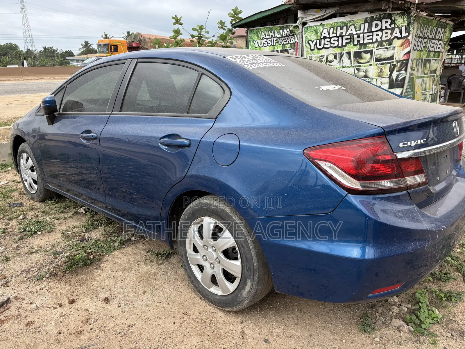 Honda Civic EX 4dr Sedan (1.8L 4cyl CVT) 2015 Blue
