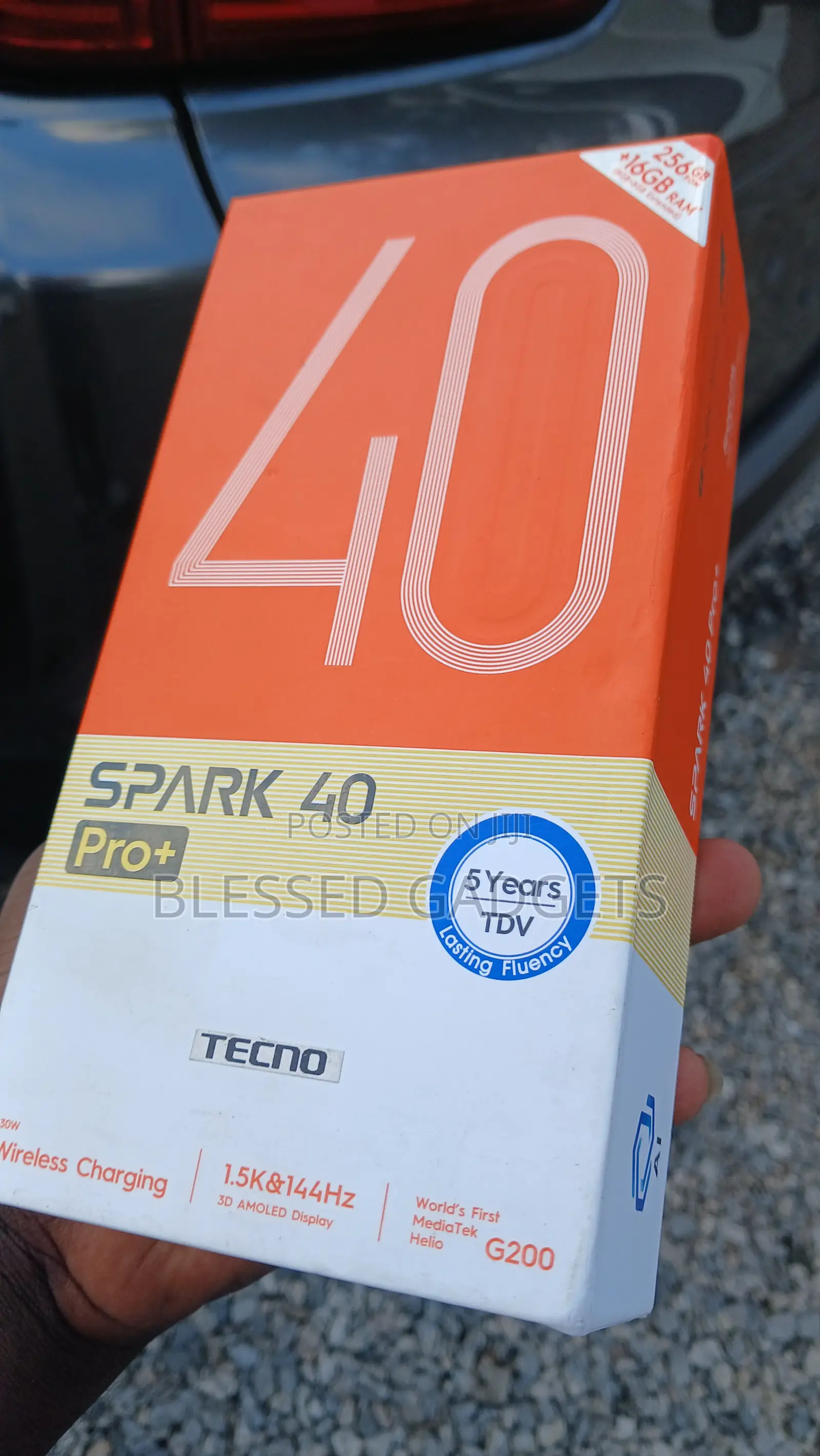 New Tecno Spark 40 Pro+ 256 GB White