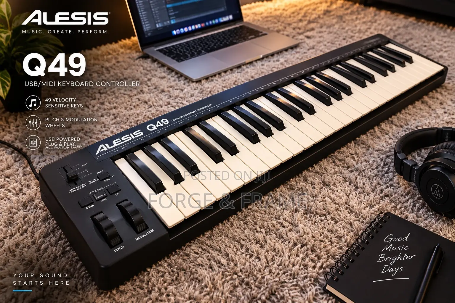 Alesis Q49 Studio Midi Keyboard