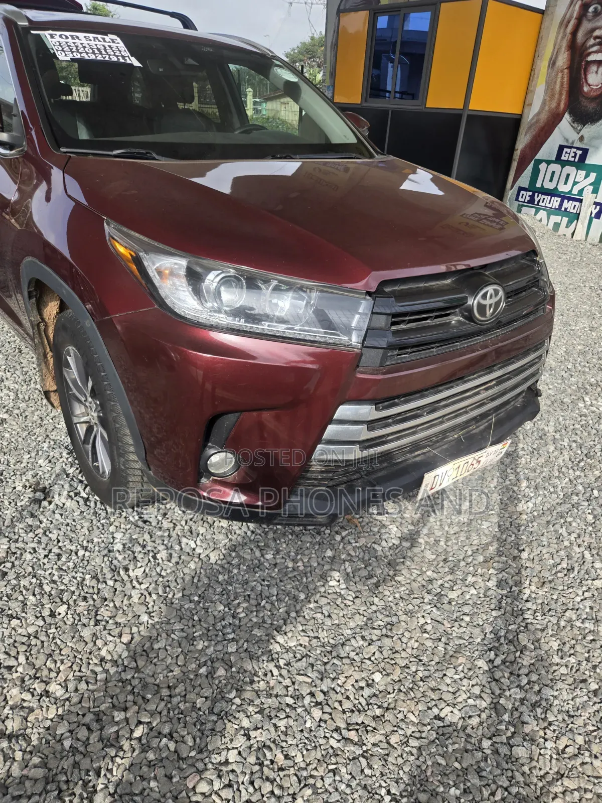 Toyota Highlander 2017 Burgundy