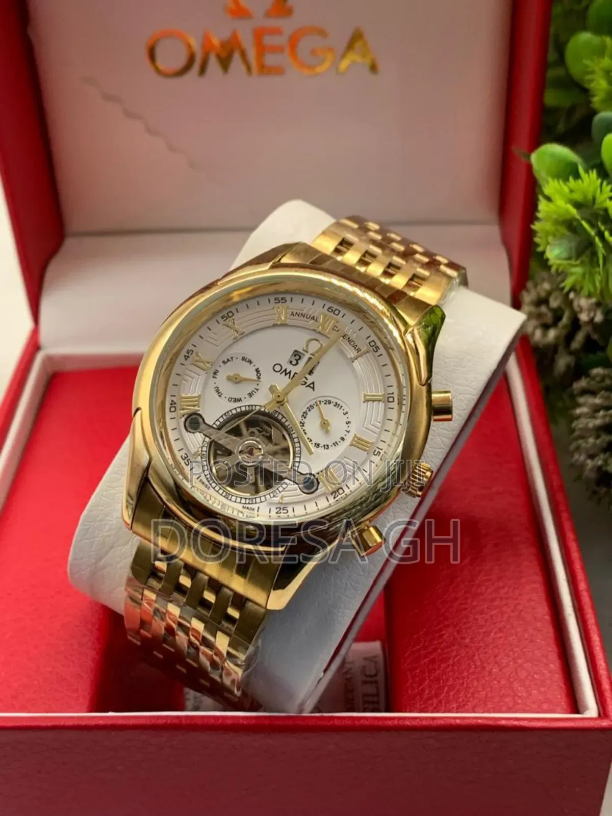 Omega Automatic Stainless Steel Watch for Men – Classic Wristwatch