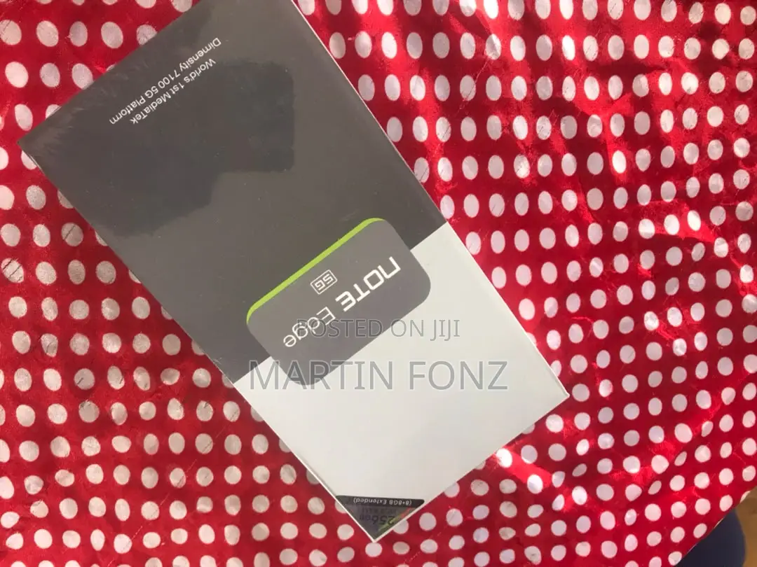 New Infinix Note Edge 256 GB Black