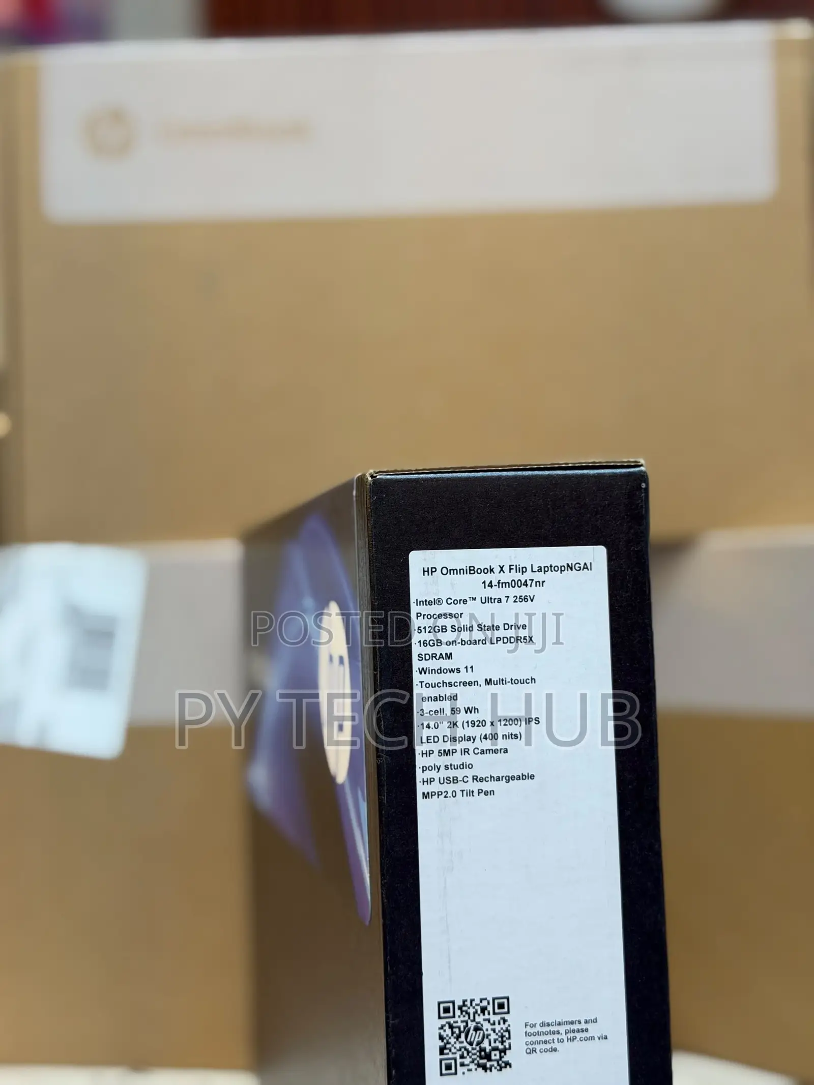New Laptop HP OmniBook X Flip 14" 16GB Intel Core Ultra 7 SSD 1T