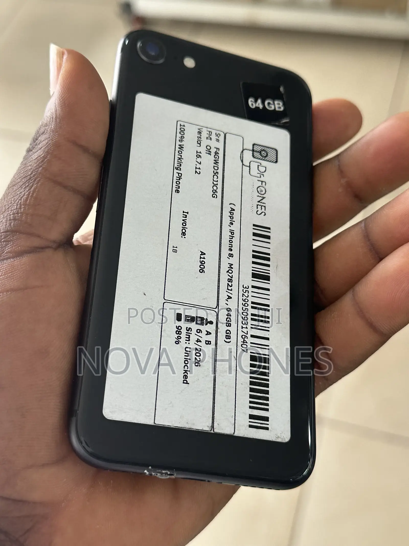 Apple iPhone 8 64 GB Black