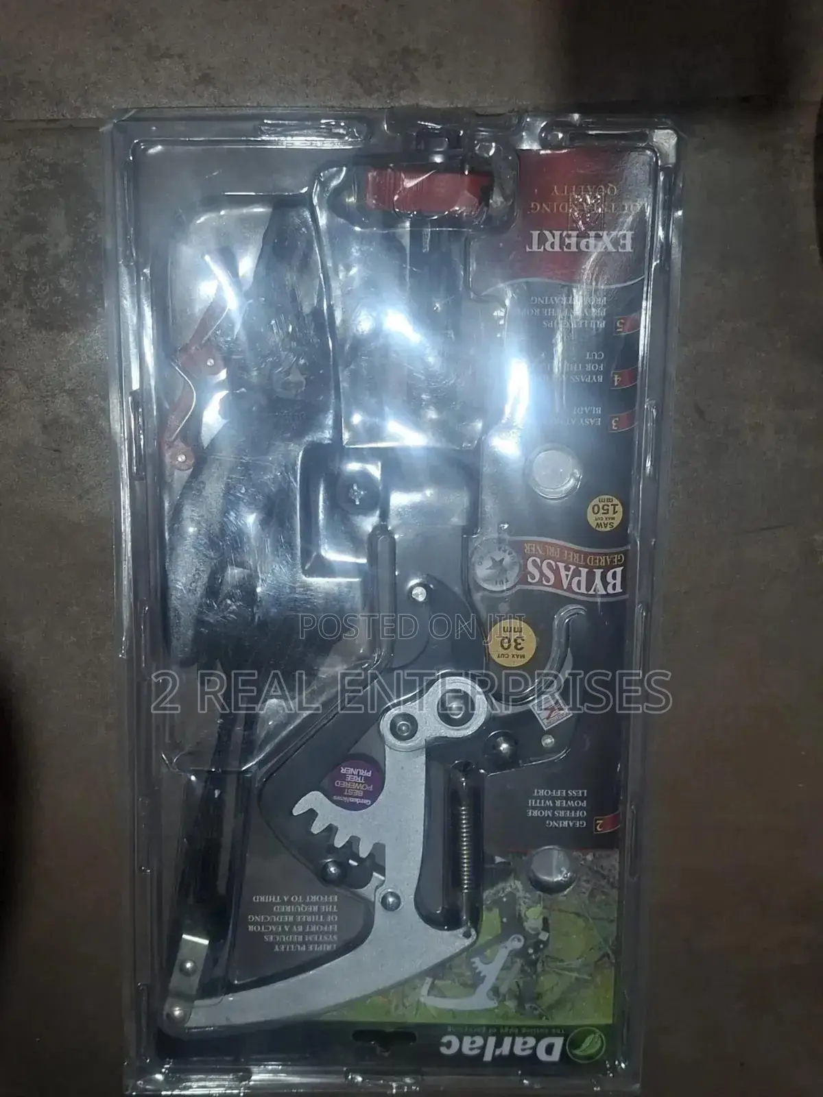 Darlac Expert Geared Bypass Tree Pruner Head Attachment (30mm Cut)