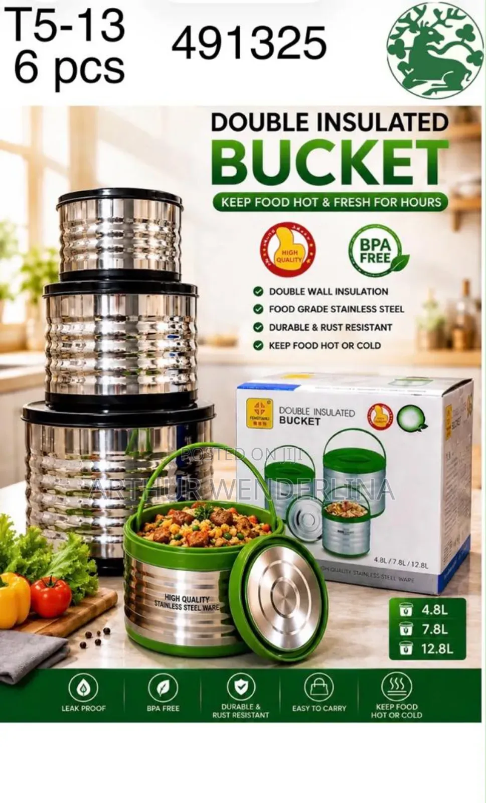 Food Warmer 3pieces