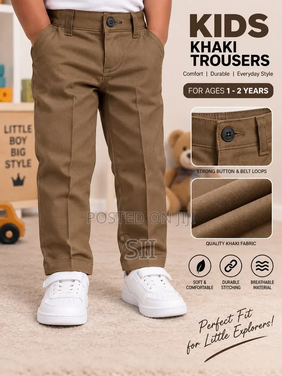 Kids Khaki Available in Stock