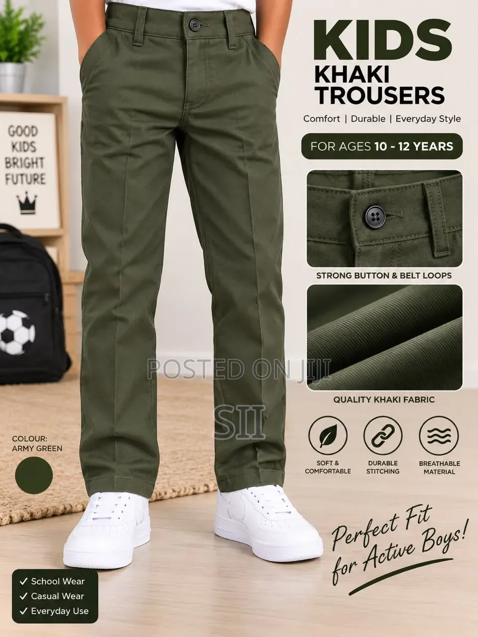 Kids Khaki Available in Stock