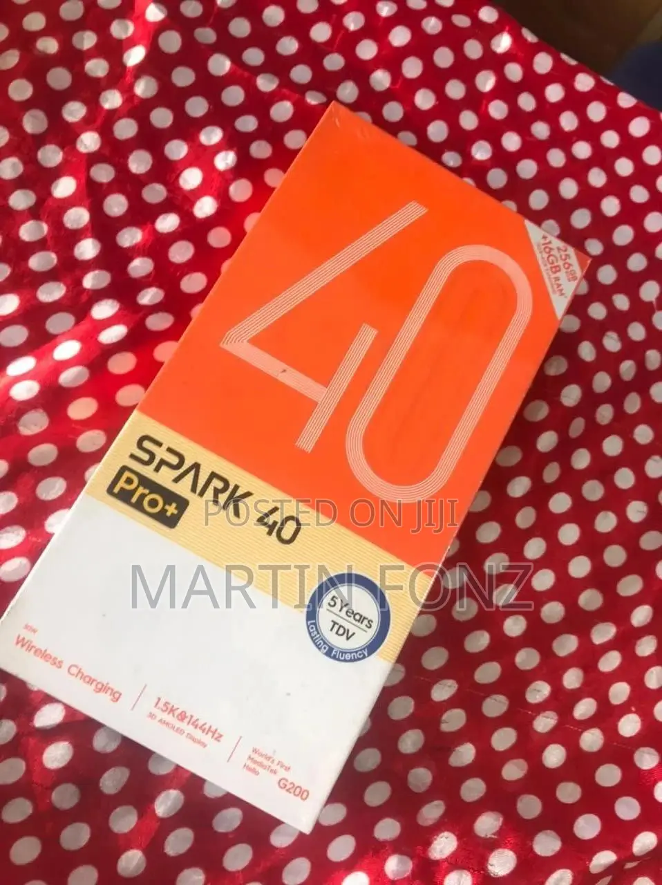 New Tecno Spark 40 Pro+ 256 GB Black