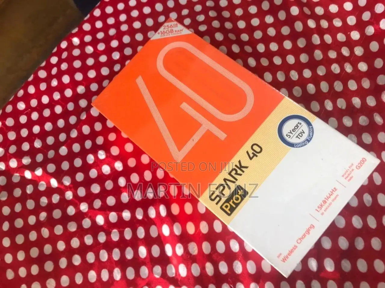New Tecno Spark 40 Pro+ 256 GB Black