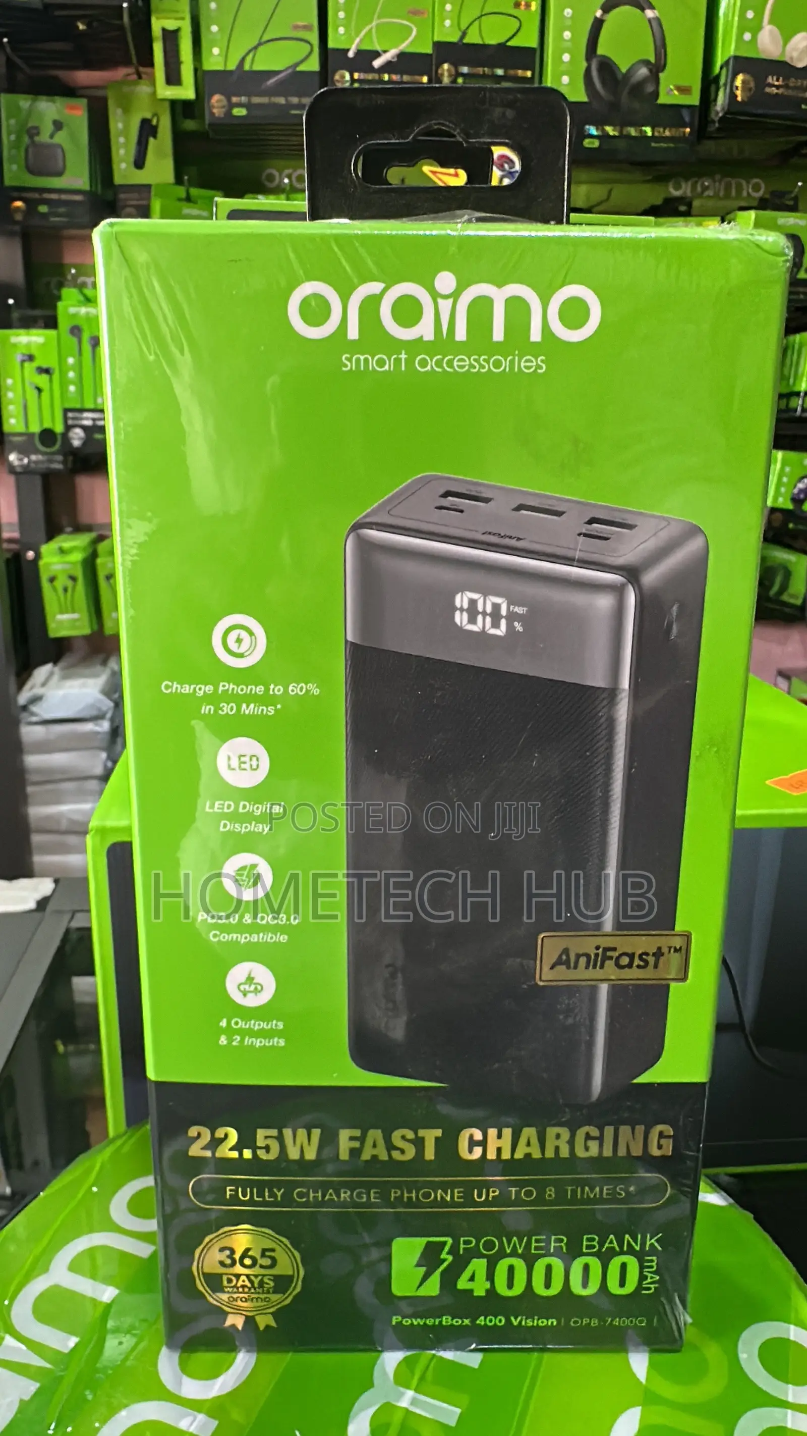 Oraimo 40,000 Mah Capacity Powerbank
