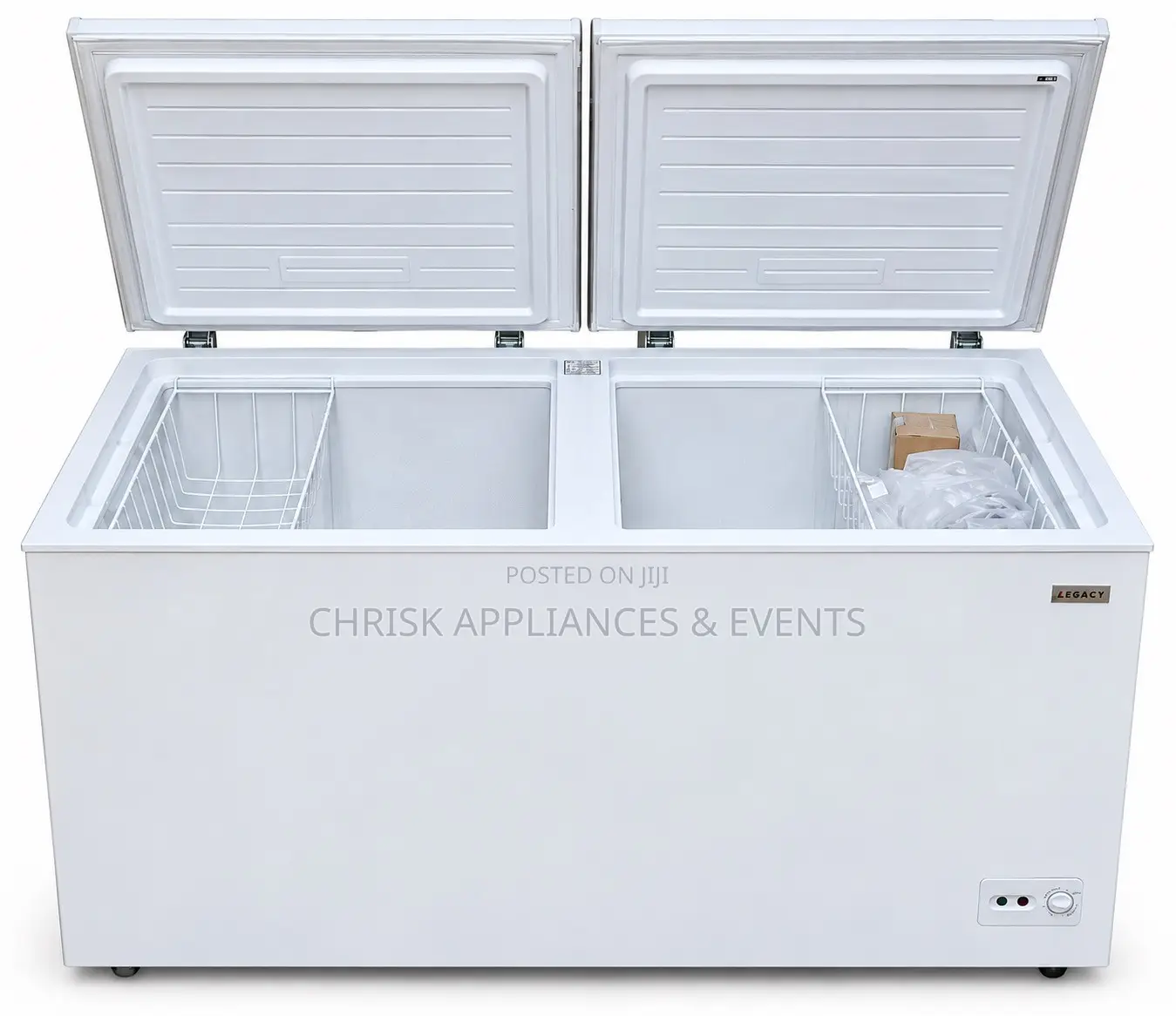 Legacy 508l Double-Door Chest Freezer