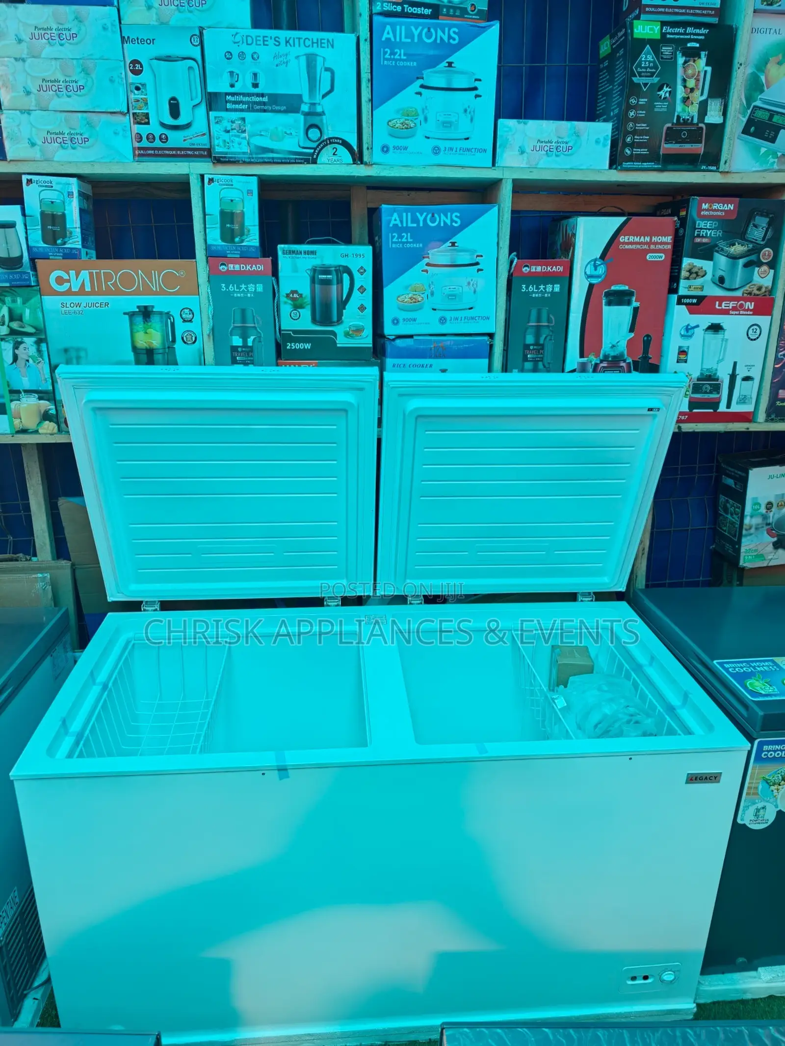 Legacy 508l Double-Door Chest Freezer