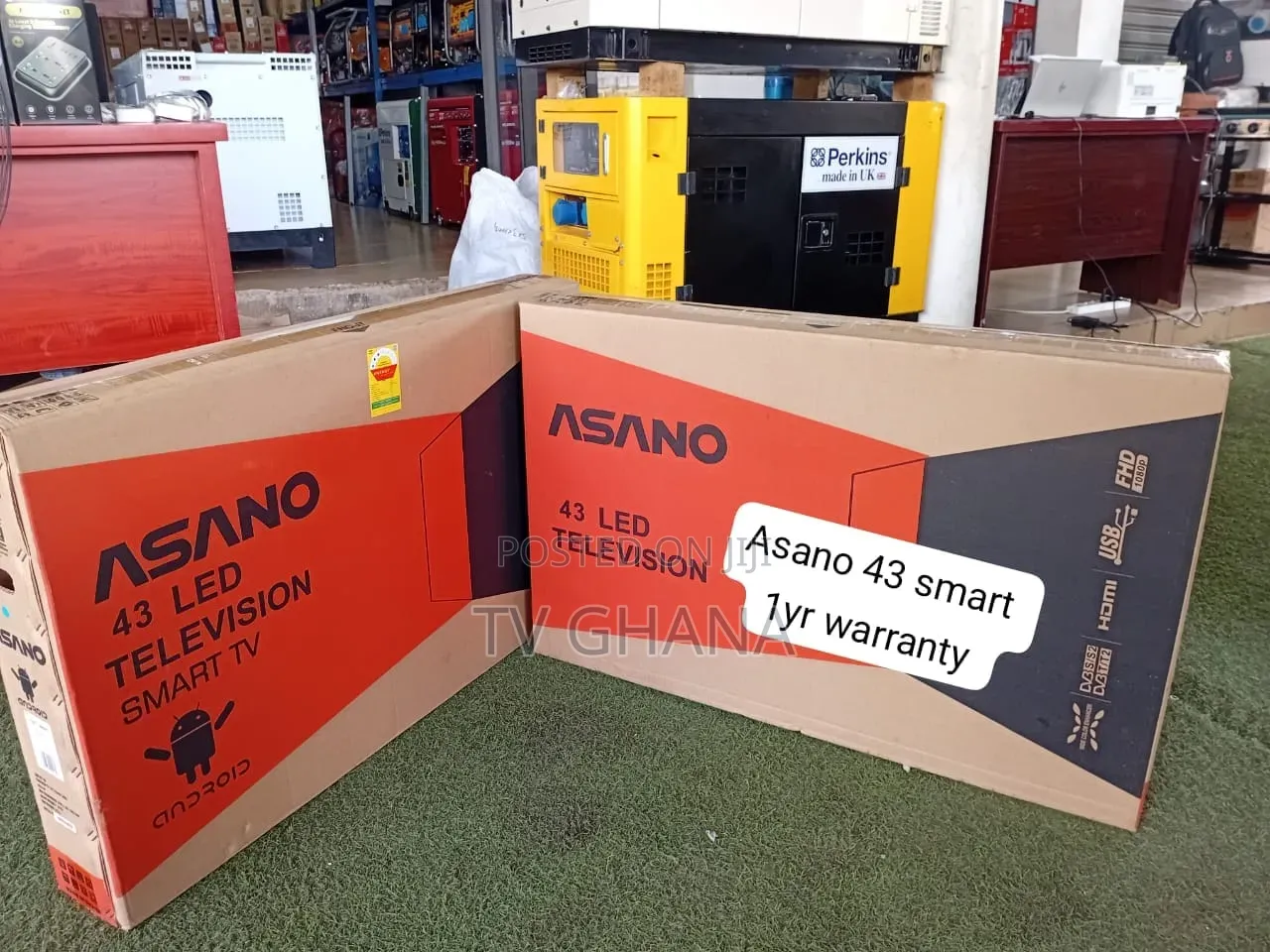 Asano 43” Smart LED TV – Beautiful Picture Quality, Smooth43 TVS