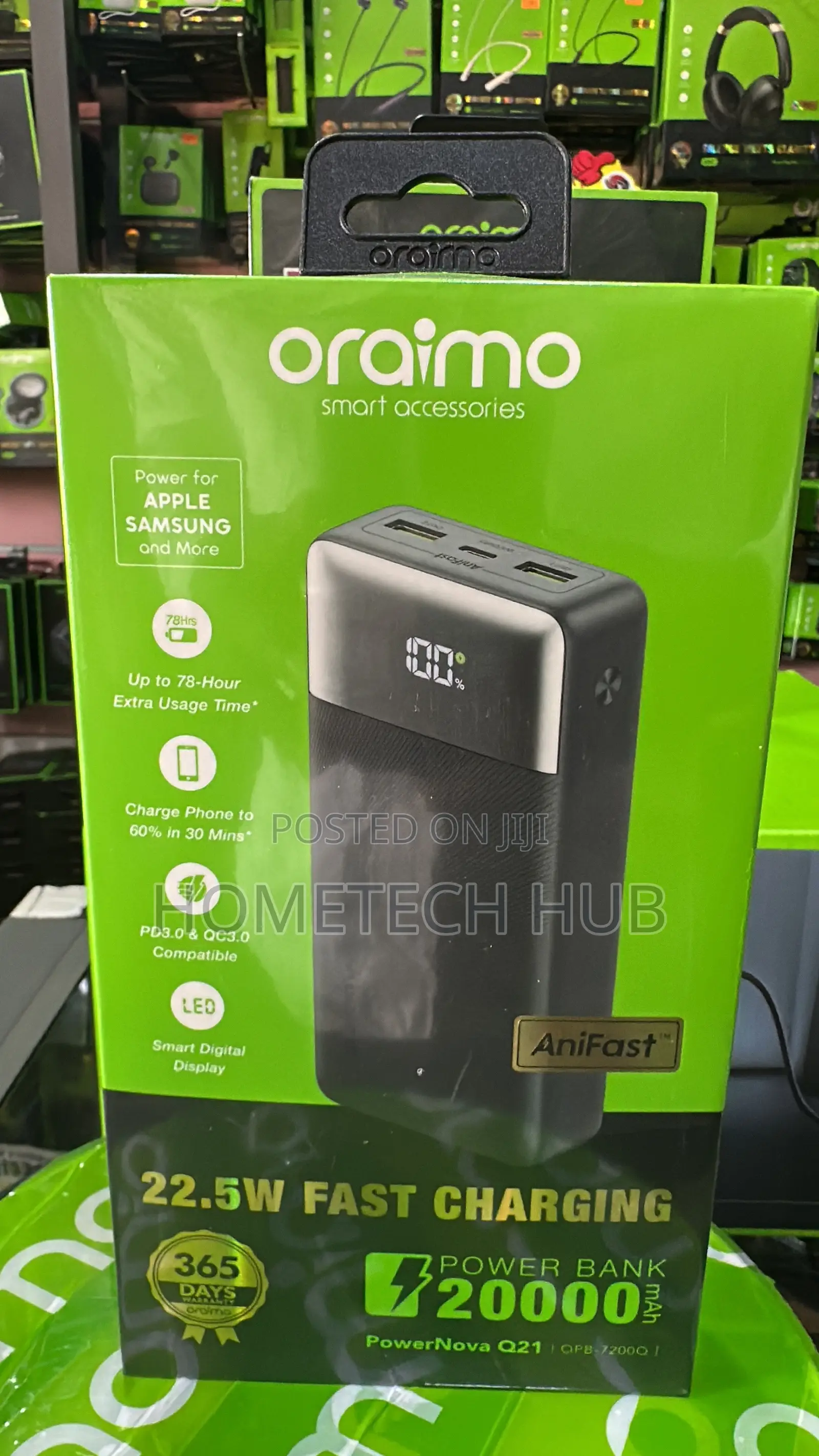Oraimo 20000mah Capacity Powerbank