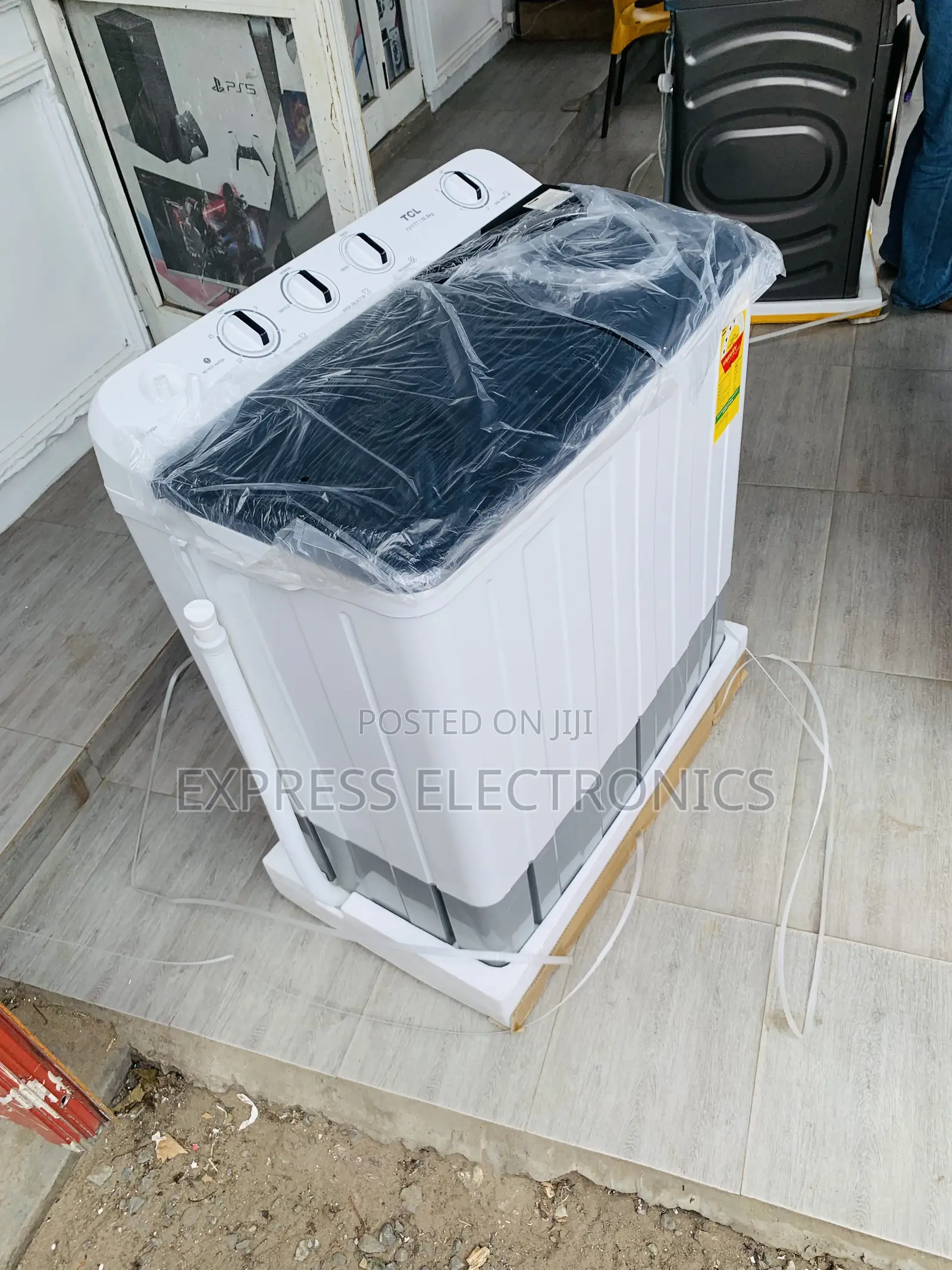 Limited Stock TCL 10.5kg White Washing Machine Semi Automatic
