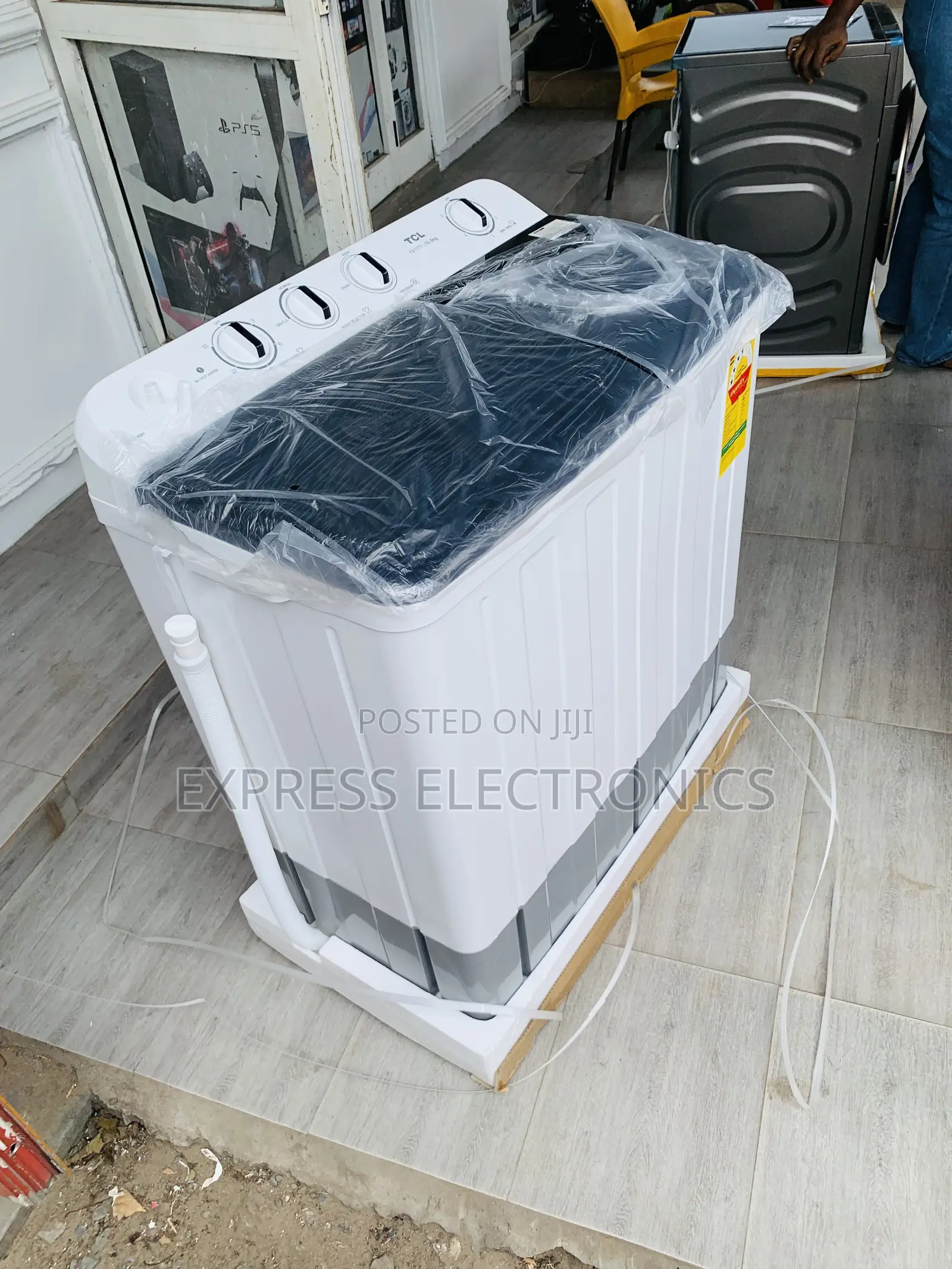 Limited Stock TCL 10.5kg White Washing Machine Semi Automatic