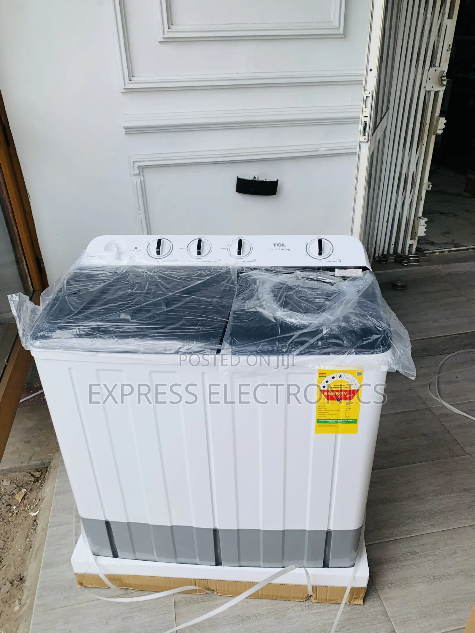 Spectacular Performance Washing Machine TCL 10.5kg Topload