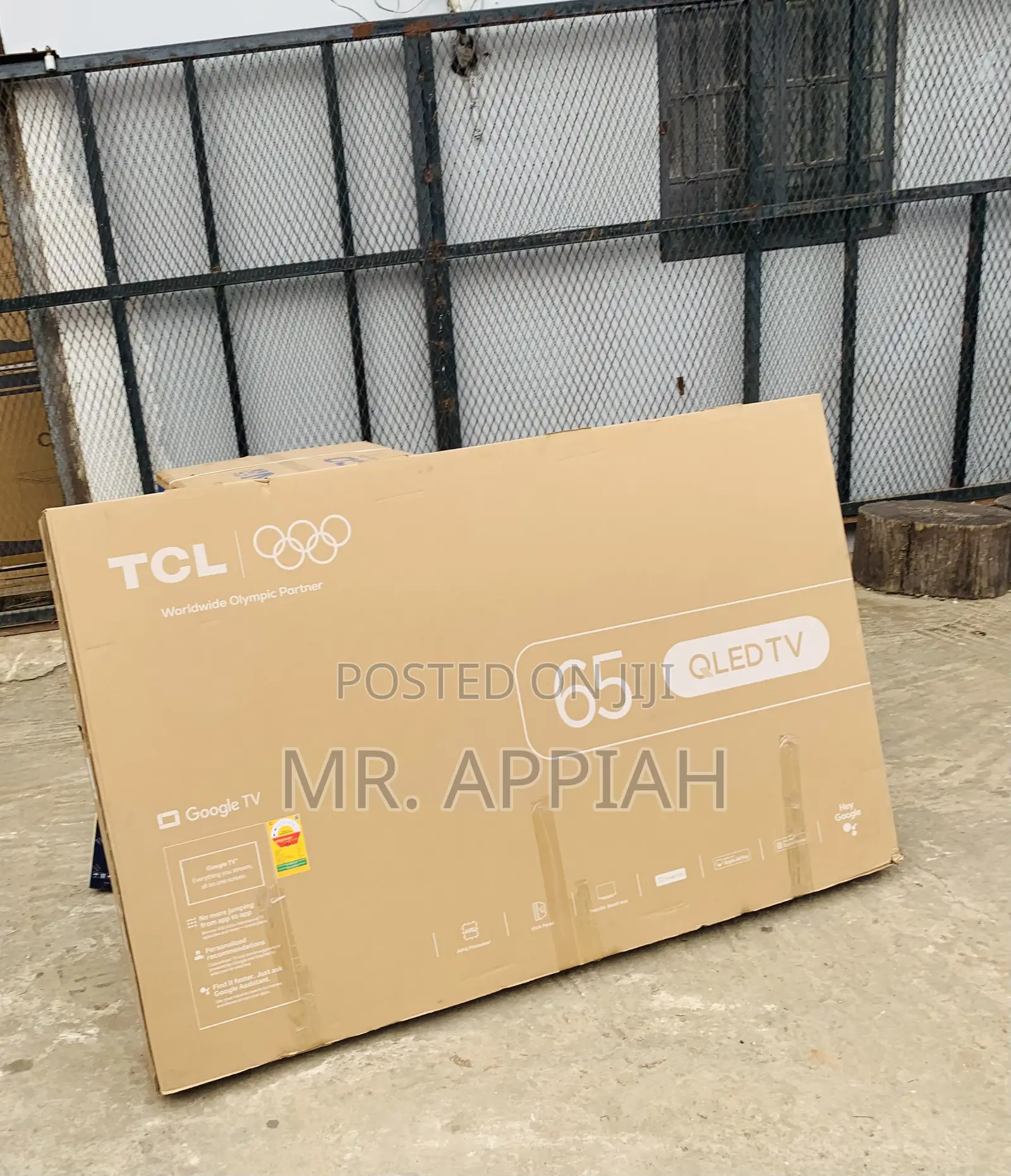 Order Classic TCL 65” Qled Smart Android Television(Black)