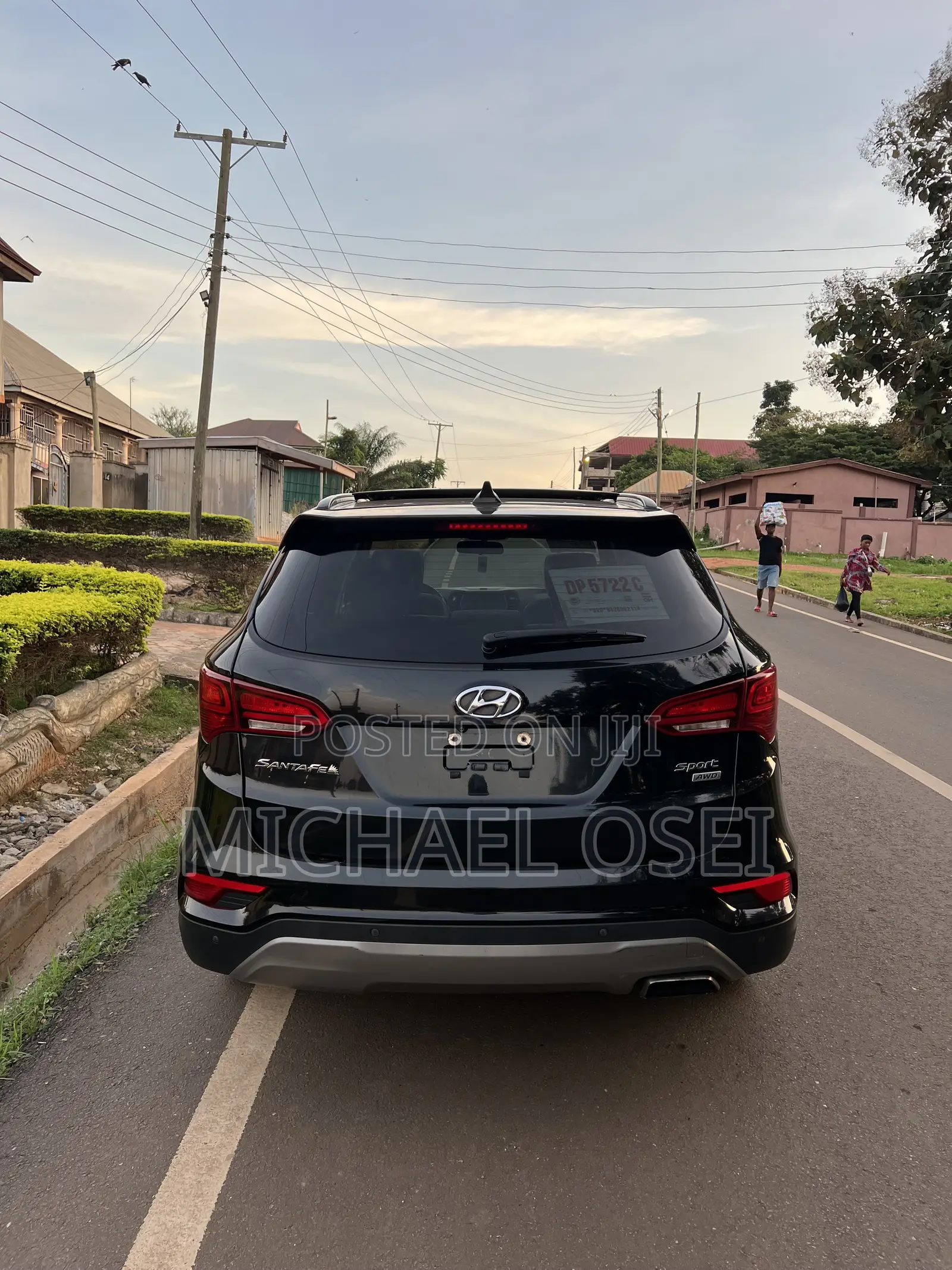 Hyundai Santa Fe SE AWD 2016 Black